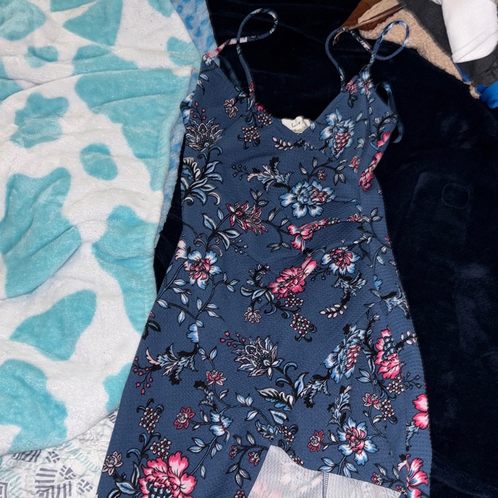Floral Spaghetti Strap Dress